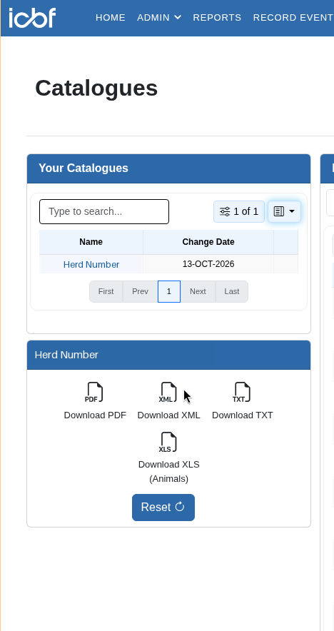 Click Download XML. That's the file to upload.